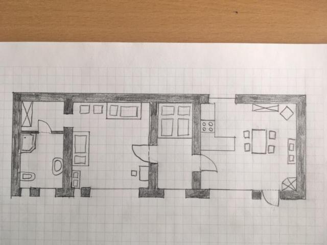 Ferienwohnung Zum Alten Forsthaus Messern Екстериор снимка